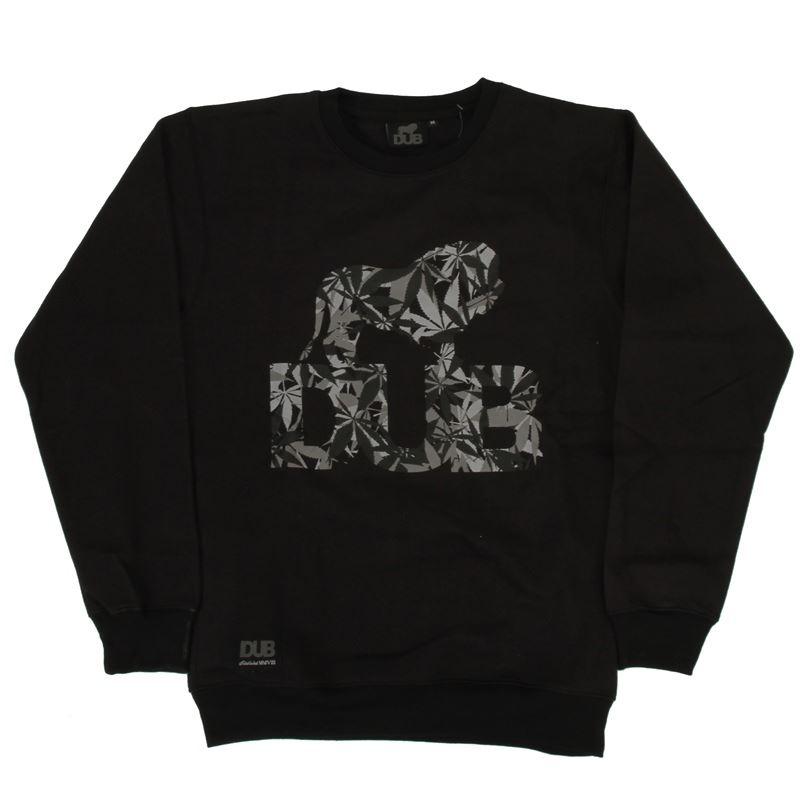 Dub Cannaflage Logo Sweat - Black