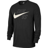 Nike SB Backwards Longsleeve Tee - Black