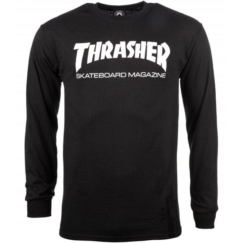 Thrasher Skate Mag Long Sleeve Tee - Black