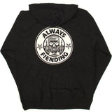 Fiend Reynolds V2 Hooded Sweat - Black/White