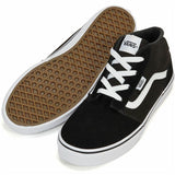 Vans Kids Chapman Mid Suede/Canvas Black/White