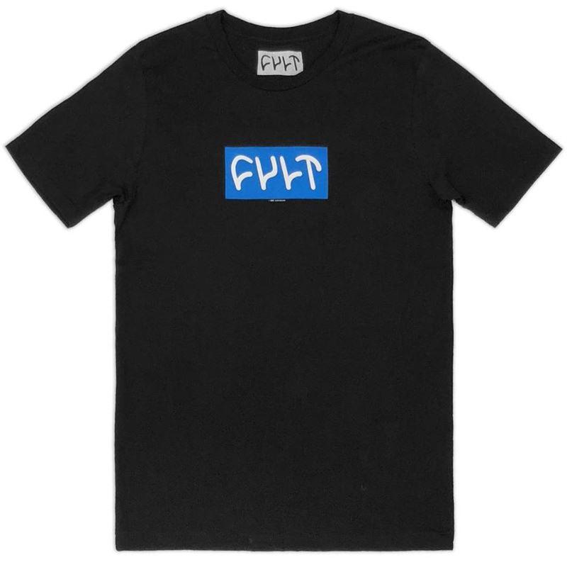 Cult 18 Logo Tee - Black/Blue