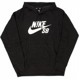 Nike SB Icon Hooded Sweat Black/White